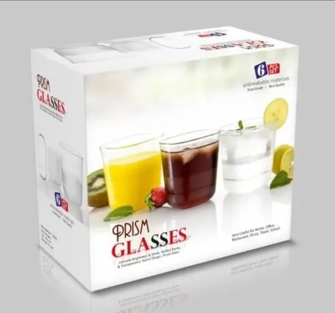 Neo Plastic Glass Set of 6