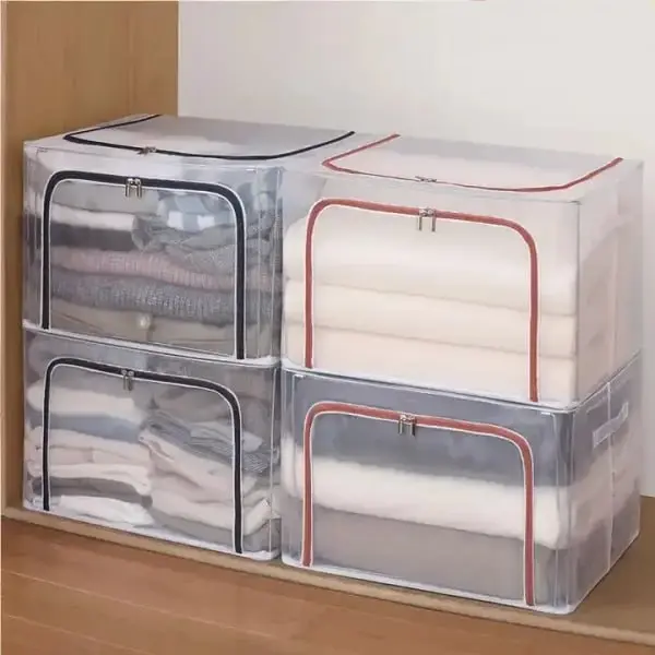 Transparent Storage Box 66L