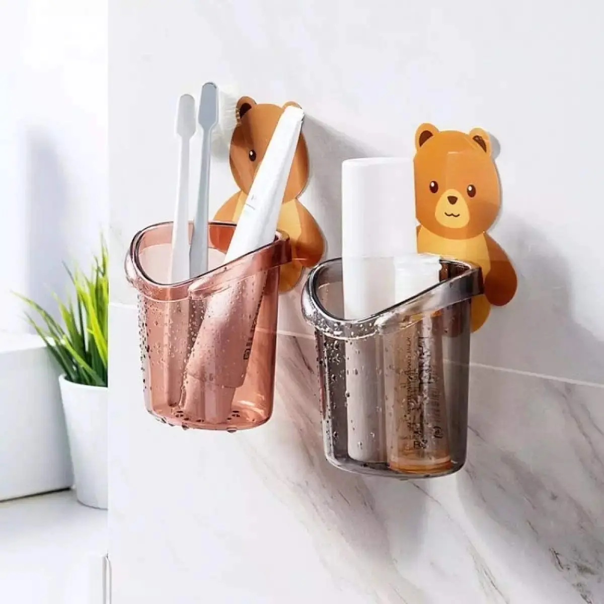Teddy Toothbrush Holder